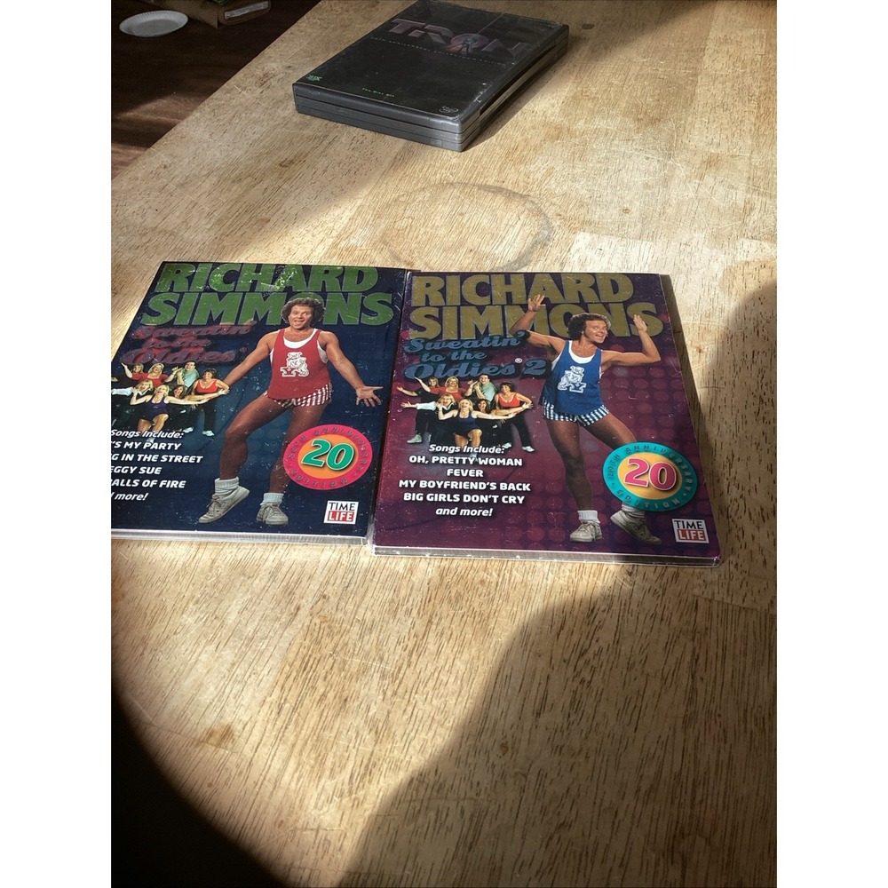 Richard Simmons Sweatin To The Oldies Vol 1 & 2 DVD Set 20th Anniversary Edition